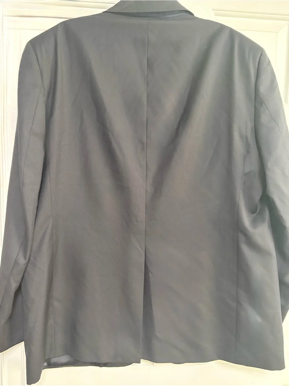 NWT Stafford Men's Navy Two-Button Suit Jacket-55 chest; 30 arms
